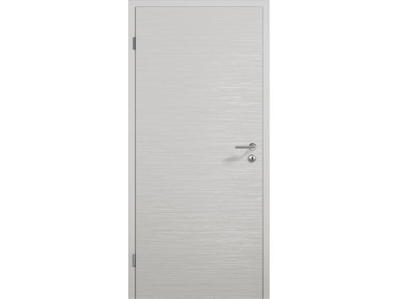 Межкомнатная дверь ConceptLine Duradecor, рифленая, светло-серый RAL 7035