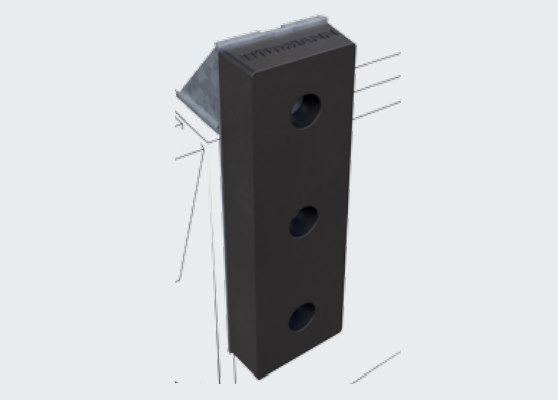 Подъездной буфер из резины Hormann DB 15 XL