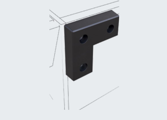 Подъездной буфер из резины Hormann DB 25