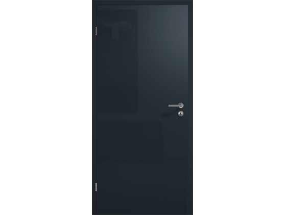 Межкомнатная дверь ConceptLine, глянцевая, серый антрацит RAL 7016