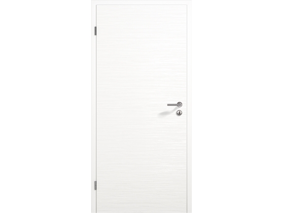 Межкомнатная дверь ConceptLine Duradecor, рифленая, белый RAL 9016